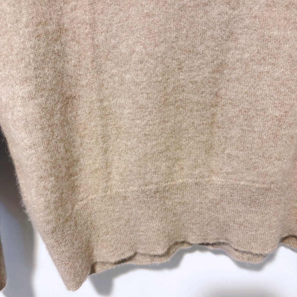 QUINCE Mongolian Cashmere Crewneck Sweater Oatmeal Size Small Women’s - Picture 7 of 9